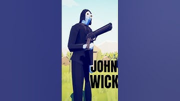 JOHN WICK vs EVERY UNITS, Totally Accurate Battle Simulator #johnwick #gaming #keanureeves .