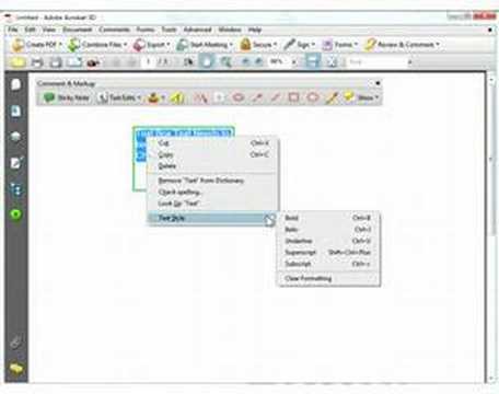 Acrobat for AEC-Change Text Box Font in Acrobat 8 Pro