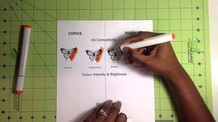 Saturday Morning Share (SMS) # 2: Product review - Copic vs Touch (brush tip) Markers