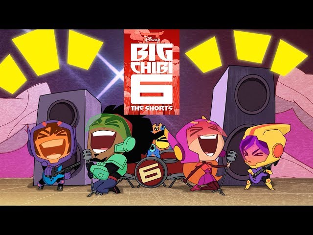 All Big Chibi 6 Shorts | Compilation | Chibi Tiny Tales | Big Hero 6 | Disney Channel class=