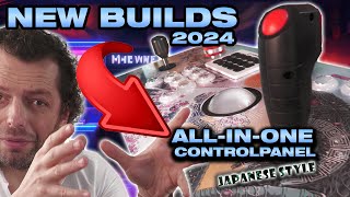 All in one Arcade Controlpanel / Fightstick Japanese Style + Sneak Peek Upcoming builds in 2024