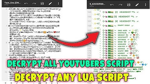 Decrypt Lua Script | Lua Dec Tool | How To Decrypt Lua Script | Lua Script Decrypt  Kase Kare |