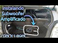 INSTALANDO SUBWOOFER AMPLIFICADO EN EL CHEVROLET SPARK/BEAT | Agus Vargas