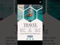 Travel flyer design idea #canva