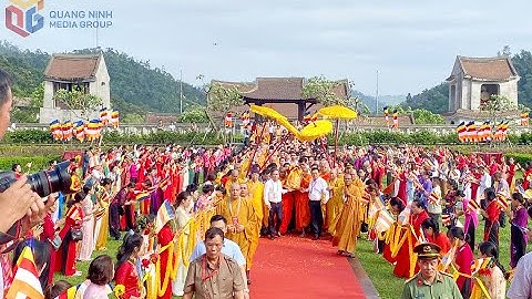 Cung nghinh xá lợi Đức Phật an vị vào Cung Trúc Lâm Yên Tử