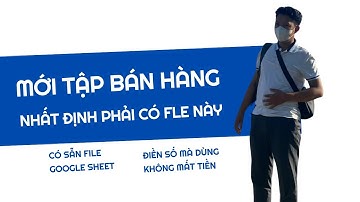 QUẢN LÝ ĐƠN HÀNG + DOANH SỐ + KHO BẰNG GOOGLE SHEET | CÓ SẴN FILE |  PHIÊN BẢN 2023 | DỄ SỬ DỤNG #1