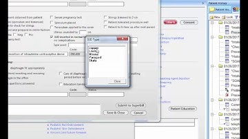 How to document inserting an IUC in NextGen