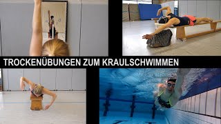 Trockenübungen zur Kraulschwimmtechnik für ZUHAUSE I Erklärung der einzelnen Phasen beim Kraulen