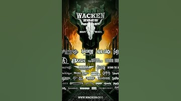 Thumbnail of Wacken 2025 lineup!!!! #music #wackenopenair #2025 #rock #metal #metalshow #rockband