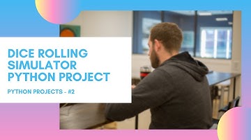 Dice rolling simulator python project |  Python Project for beginners #2