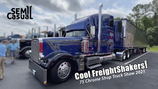Custom Freightshakers from the 75 Chrome Show 2021