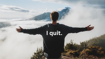 I Quit My 9-5 After Learning 3 Things.. With No Backup Plan