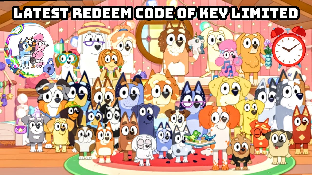 Bluey Imageid Code Bluey Let's Play Latest Redeem Code Of Key Limited Free Unlock All New ...