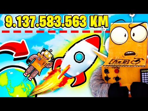 УЛЕТЕЛ НА РАКЕТЕ в КОСМОС 999.999.999 КМ\Ч КЛИКЕР СКОРОСТИ РОБЛОКС ЧЕЛЛЕНДЖ! ROBLOX Space Simulator