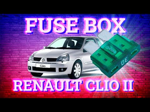 Renault Clio II (1999-2005) fuse box diagram