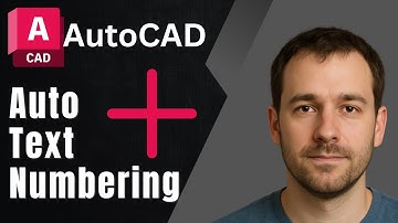 AutoCAD: Automatic Text Numbering with TCOUNT Command (2025 Tutorial)