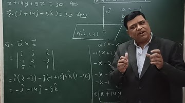 Three Dimensional Geometry / Class 12 RBSE misc exercise 14 solution of question 15 / basic concepts