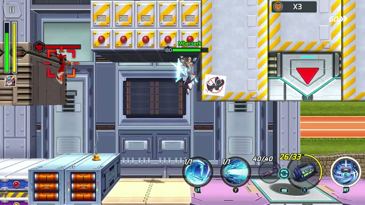 MEGAMAN X DIVE - Attack of the Thugs - Ft. Dive Armor Axl