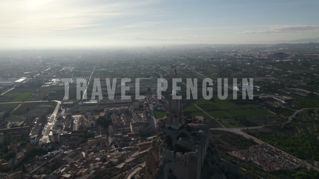 Spain 🇪🇸 Murcia, Christ of Monteagudo [4K] Drone Stock Footage 4