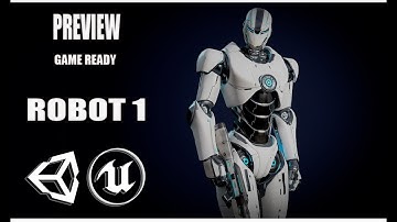 Robot 1 PREVIEW GAME READY 3D Character