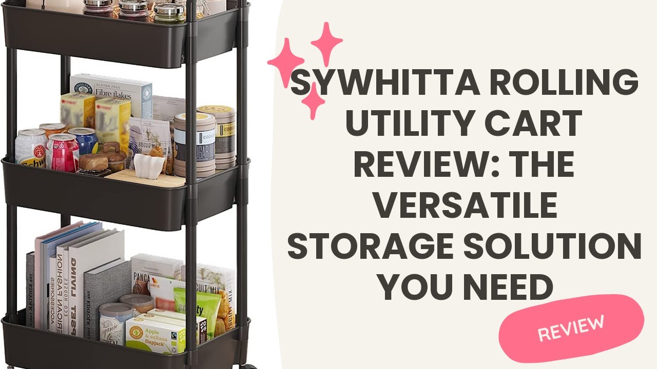 Sywhitta Rolling Utility Cart Review The Versatile Storage Solution You Need YouTube