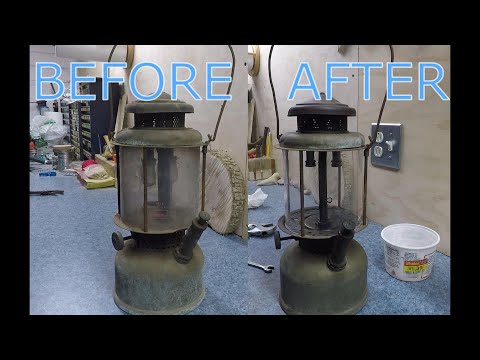 Restoring a Coleman Lantern -- Part 2 -- Cleaning - YouTube
