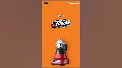 Panasonic Super Mixer Grinder!