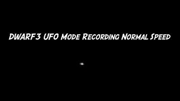DWARF3 Smart Telescope UFO Auto Detection Mode Tic Tac UAP Recording...What is that thing? #mystery