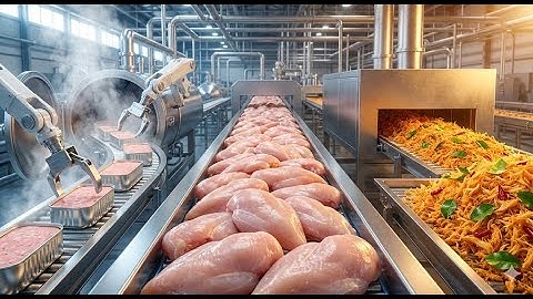 Inside a Modern Chicken Factory: From Broilers to Canned Luncheon Meat & Dried Shreds (Full Process)