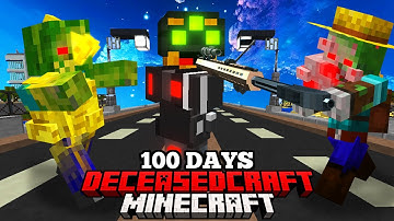 I Spent 100 Days in DECEASED CRAFT Modded Minecraft!