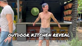 Watch Us Transform Our Backyard with a Cool DIY Outdoor Kitchen!