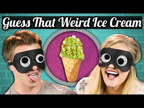 GUESS THAT WEIRD ICE CREAM CHALLENGE! | College Kids Vs. Food