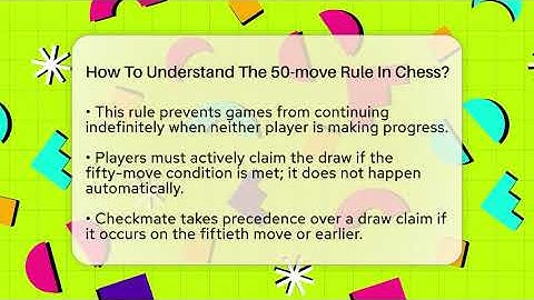 How To Understand The 50-move Rule In Chess? - The Chess Codex