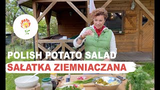 Polish cooking  POTATO SALAD  SAŁATKA ZIEMNIACZANA  How to make Polish food.