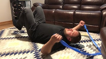 Dead Bug Abdominal Exercise With A Lat Pull Down