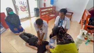 Simulasi Code Blue di Klinik Pratama Rawat Inap AGW Medika