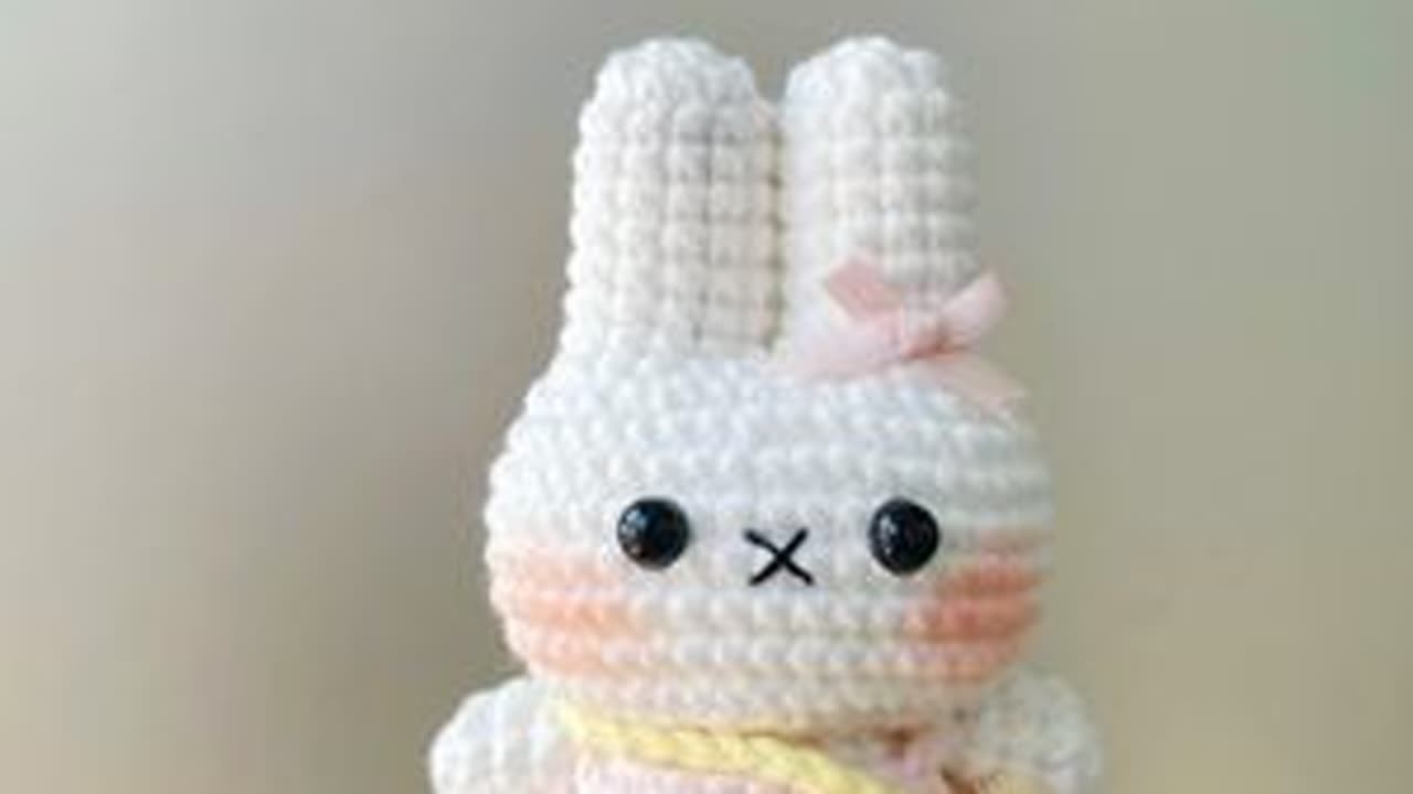Miffy Crochet Tutorial Part 3: Skirt and Bag ~ Yarn: Suxujiejia 4