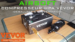 AIRSOFT - [GEAR] Vevor Compresseur HPA 300W 4500 PSI sans huile (Déballage et présentation) [FR]