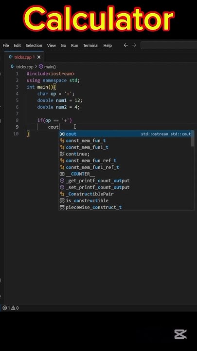 Create a Calculator in C++ || #C++ #CppProgramming #SimpleCalculator # ...