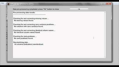 Pre-process Data for SEM Analysis with WarpPLS
