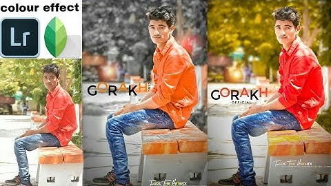 Snapseed Natural editing. //change Shirt color effect with.Lightroom cc(New update)