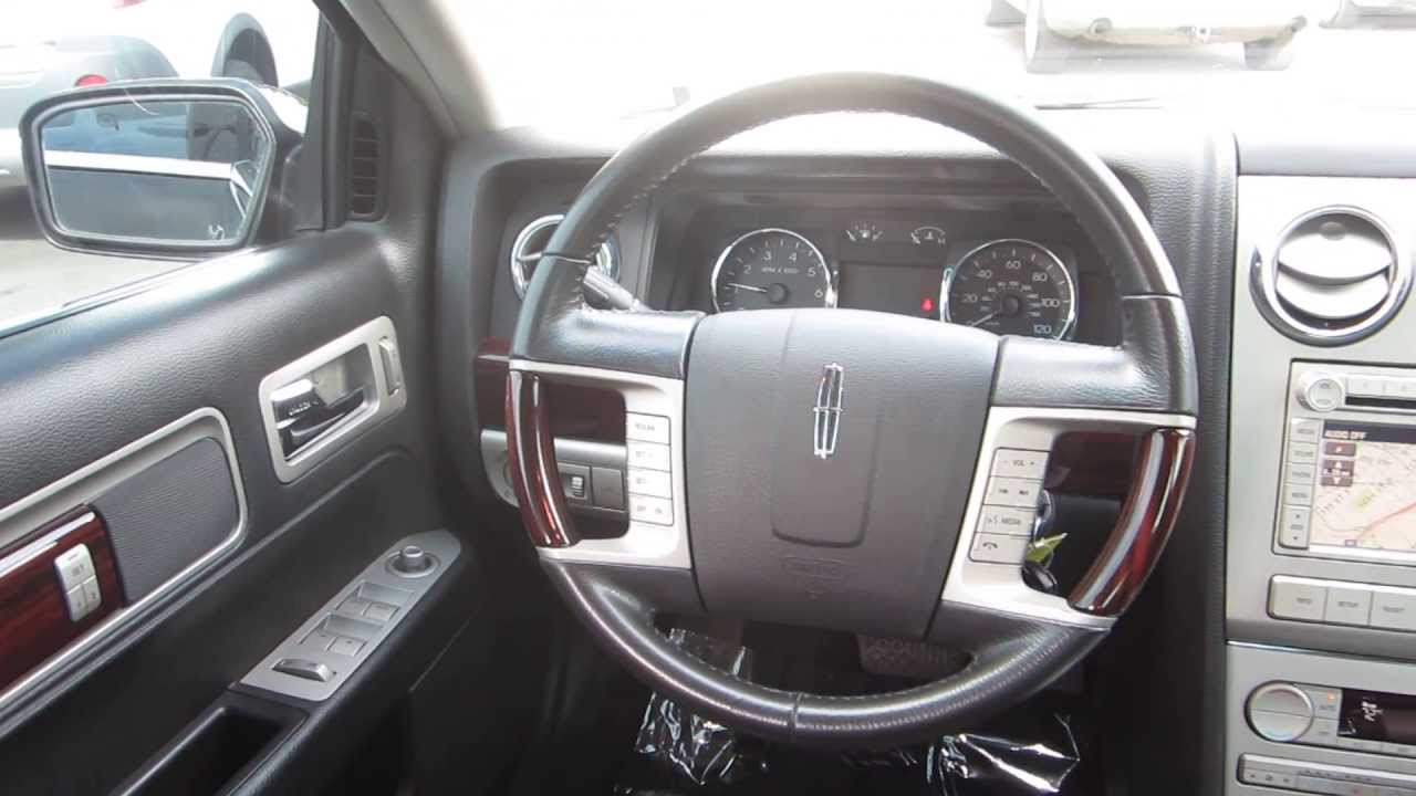 2008 Lincoln Mkz Black Stock C1400061 Interior Youtube