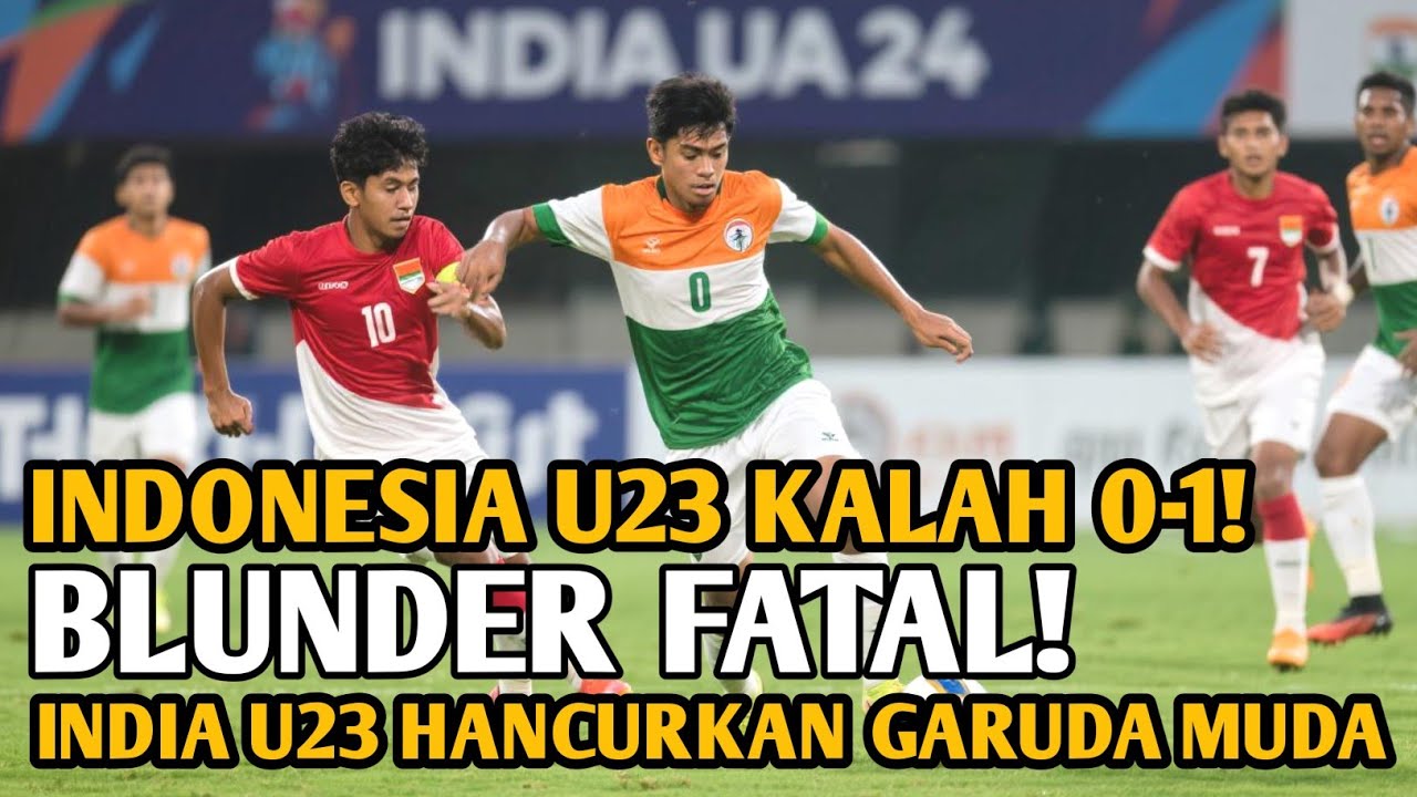 INDONESIA U23 KALAH 0-1 DARI INDIA U23 | Gol Tunggal Menentukan Hasil Laga