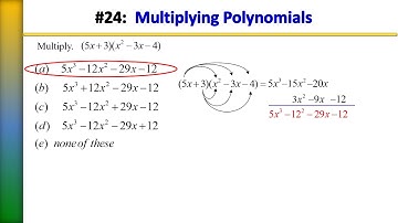 Final Exam Practice Test for Intermediate Algebra (MAT1033C) Part 2, POLYNOMIALS