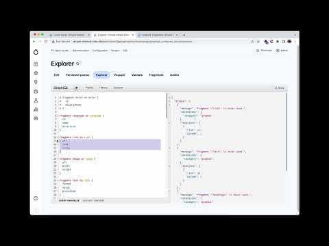 Drupal GraphQL Compose - Fragments