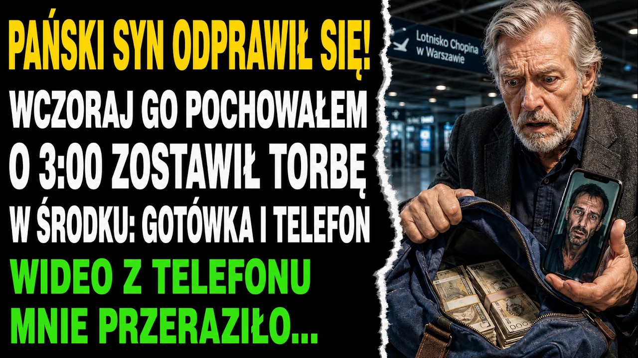 Ceramiczna filiżanka wypadła mi z rąk, gdy przeczytałem notatkę od mojego syna: „Tato, proszę, obejrzyj ten film”. Julian zniknął 20 lat temu, a teraz zostawił mi 20 zł, drugi paszport i smartfon...
