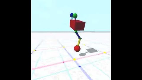 Hopping robot simulator with ODE