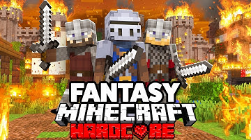 100 Players Simulate a Fantasy Tournament in Minecraft!