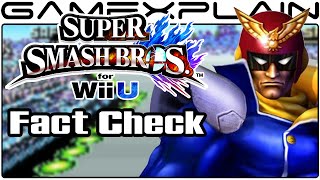 Smash Bros Fact Check: Captain Falcon Missing in F-Zero?