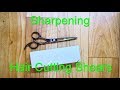Hair cutting shears sharpening - episode 1